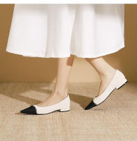 Nuevo estilo elegante de celebridad, cadena dorada, zapatos individuales de tacón bajo, zapatos individuales casuales - details 17