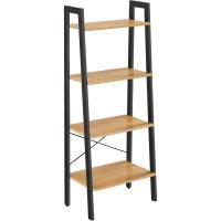 Estantería de 5 Niveles, Librería Industrial, Fácil de Montar, para Salón, Dormitorio, Cocina, Marrón Rústico y Negro LLS45X - details 36