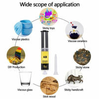 Pegamento Universal de Resina Epoxi de Plástico 4/25ml Herramienta de Reparación Fuerte a Prueba de Agua para Cerámica y Vidrio Producto de Adhesivo para Gun de Pegamento - details 8