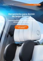 Almohada cervical para coche de 3 ejes |   Ganchos Dobles + Memoria Ortopédica |   Soporte Lumbar Ajustable |   Diseño Lateral para Dormir |   Universal para todos los coches |   Miravia España" - details 17