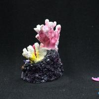 Adorno de arrecife de Coral simulado de resina, artesanía colorida, paisajismo del tanque de peces, accesorios creativos de plantas acuáticas artificiales - details 4