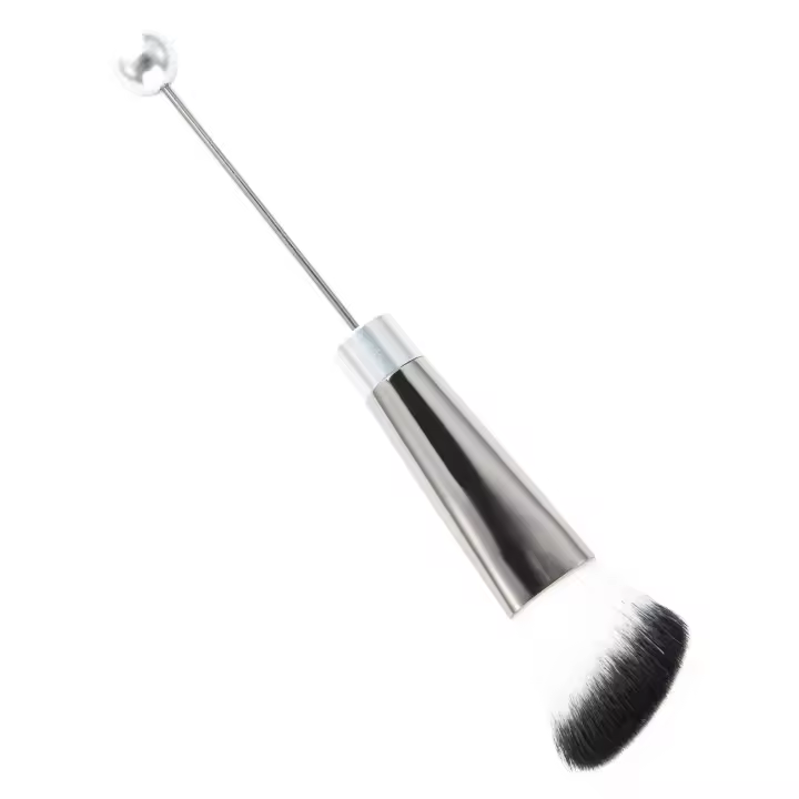 Personalidad DIY mango de metal con cuentas maquillaje cepillos 5 piezas en un conjunto - 1