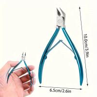 1 cortadora de uñas de los pies, cuchilla recta para uñas encarnadas y gruesas, cortaúñas encarnadas de acero inoxidable y punta puntiaguda, W - details 4