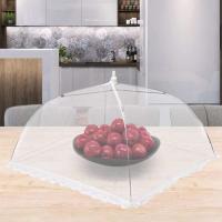 Funda plegable de malla para alimentos, mosquitera, paraguas, picnic, protección de platos, utensilios y herramientas de cocina, 1/2 pieza - details 0