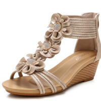 Zapatos de tacón de cuña para mujer de verano, zapatos informales de tacón alto 2024 - details 2