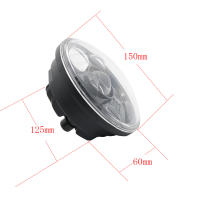 Faros LED para motocicleta y coche 5.75 pulgadas para Harley Sportster Iron 883 Dyna Triumph Street Speed Triple 5 3/4" H4 Faro Principal - details 24