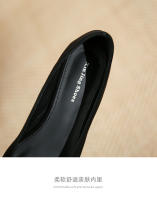 Nuevo estilo elegante de celebridad, cadena dorada, zapatos individuales de tacón bajo, zapatos individuales casuales - details 5