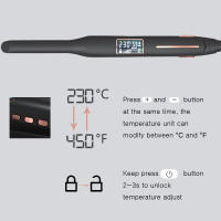 Hierro Plano Mini de 2/5 Pulgadas CkeyiN Calentamiento Rápido de 30s Ideal para Cabello Corto, Barba y Corte Pixie Enchufe de Estándar Europeo - details 0