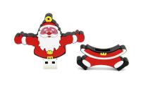 Regalo de Navidad Unidad Flash USB 64GB Santa Claus Pen Drive 32GB Calcetines de Navidad Memory Stick Regalos creativos para niños Pendrive - details 10
