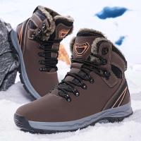 Zapatos para exteriores para hombre con parte superior de cuero de fibra ultrafina, piel impermeable, soporte para el arco aislado y botas gruesas - details 5