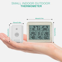 ORIA-higrómetro Digital para interiores y exteriores, termómetro LCD, Sensor inalámbrico, Monitor de temperatura y humedad, Control remoto - details 3