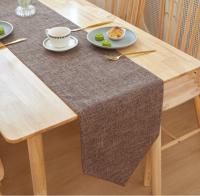 Bonenjoy, 1 pieza, camino de mesa de lino y algodón, Color sólido, decoración para mesa de comedor, banquete, mantel para el hogar, 30x16 0/30x18 0/30x21 0/30x240cm - details 11