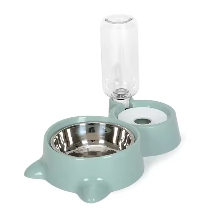 Nuevo 2-en-1 Tazón de Agua para Mascotas Almacenamiento Automático de Agua para Gatos y Perros - 1
