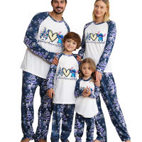 Conjuntos de pijama navideños festivos para parejas, ropa de dormir de Navidad para adultos, hombres y mujeres, a juego para la familia - details 1