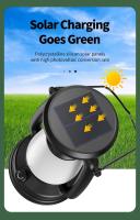 Linterna de Camping Portátil con Carga USB y Solar Luz de Camping al Aire Libre con 3 Modos de Iluminación Luz de Carpa Colgante con Deslumbramiento - details 10