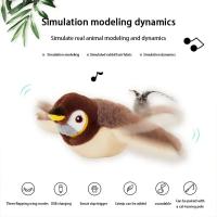 Juguete de Gato Interactivo Pájaro Volador Recargable Ratón de Peluche con Toca y Buzona - details 1