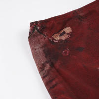 BUNO-faldas de malla florales Vintage para mujer, faldas largas rectas ajustadas de estilo chino de cintura media, ropa de calle de moda de verano 2025 - details 10
