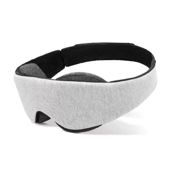 Máscara de sueño 3D para mujeres y hombres para cubrir los ojos, máscaras opacas, almohadilla para dormir ponderada, venda negra para los ojos, viaje - 1