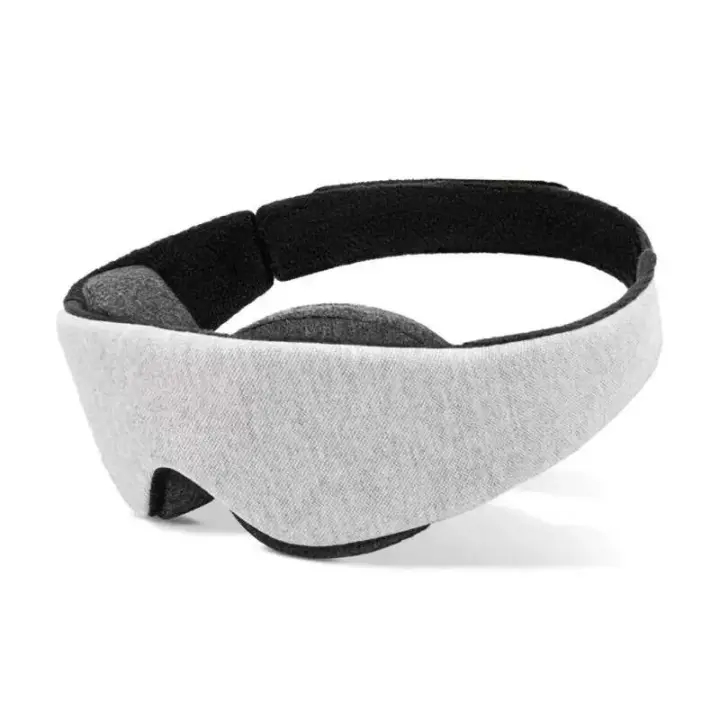 Máscara de sueño 3D para mujeres y hombres para cubrir los ojos, máscaras opacas, almohadilla para dormir ponderada, venda negra para los ojos, viaje - 1