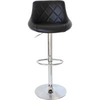 Taburete de Bar con Resalto Juego de 2, Ajuste de Altura Continuo, Acero Cromado, Antideslizante, Cuero Sintético Fácil de Cuidado, Almohadilla Bien Acolchada Blanco - details 11