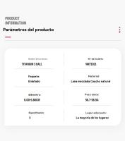 Pelotas de entrenamiento de tenis oficiales Wilson, paquete de 3 en lata sellada, pelota de titanio de 3 (entrega aleatoria) - details 1