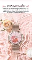 2024 Reloj Inteligente Mujer, Rastreador de Actividad Física, Monitor de Salud para Frecuencia Cardíaca, Oxígeno en Sangre y Sueño, Pantalla de 1.2 '' Reloj Inteligente de Fitness para Android iPhone, IP67 Impermeable, Correas Dobles - Acero y Silicona - details 13