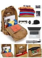 Mochila táctica clásica de nailon, bolsa de camuflaje para deportes de viaje, escalada al aire libre, caza, pesca, senderismo - details 17