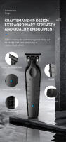 Kemei-cortadora de pelo inalámbrica profesional para hombres, máquina eléctrica de corte hine, recargable por km-2299 - details 5