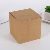 Caja de Papel Kraft para embalaje de 20 piezas, caja cuadrada de cartón blanco para joyería, Dulces, galletas, fiesta de cumpleaños, decoración de boda - details 4