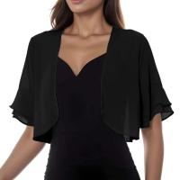 Suéter Mujer moda sólido malla irregular manga corta suelta Cardigan playa vacaciones Tops Sueters De Mujer - details 2