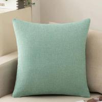 Funda de almohada de algodón y lino para sala de estar, cojín de sofá de color sólido, estilo escandinavo ins, funda de almohada de cintura de invierno - details 8