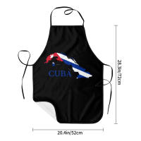 Delantal de Cocina con Bandera de Cuba Havana Unisex para Chefs, Horneados, Jardineros - details 31
