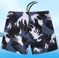 Men Swimsuit Shorts Plus size Swimming Trunks Plants Printed Synthetic Fibre - details 2