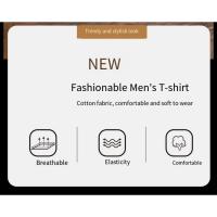 Camiseta de manga corta, camiseta de moda y ocio para hombres, nueva sudadera básica de algodón puro en verano (regalo 1 Uds.) - details 18