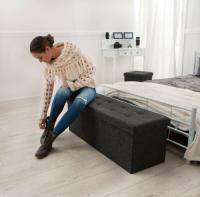 Taburete Plegable Armario de Almacenamiento Rectangular con 110x38x38cm - details 0
