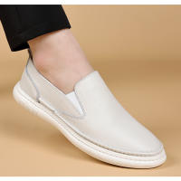 Primera capa de cuero de vaca zapatos casuales para hombres zapatos blancos transpirables para hombres zapatos - details 26