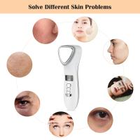Máquina de masaje de punto de hielo facial, equipo multifunción para el cuidado de la belleza, RF, vibración caliente y fría, ma - details 6