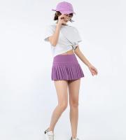 Pantalones cortos deportivos de verano a la moda, Falda plisada para mujer, Falda corta antideslumbrante para correr, fitness al aire libre, falda de tenis transpirable - details 11