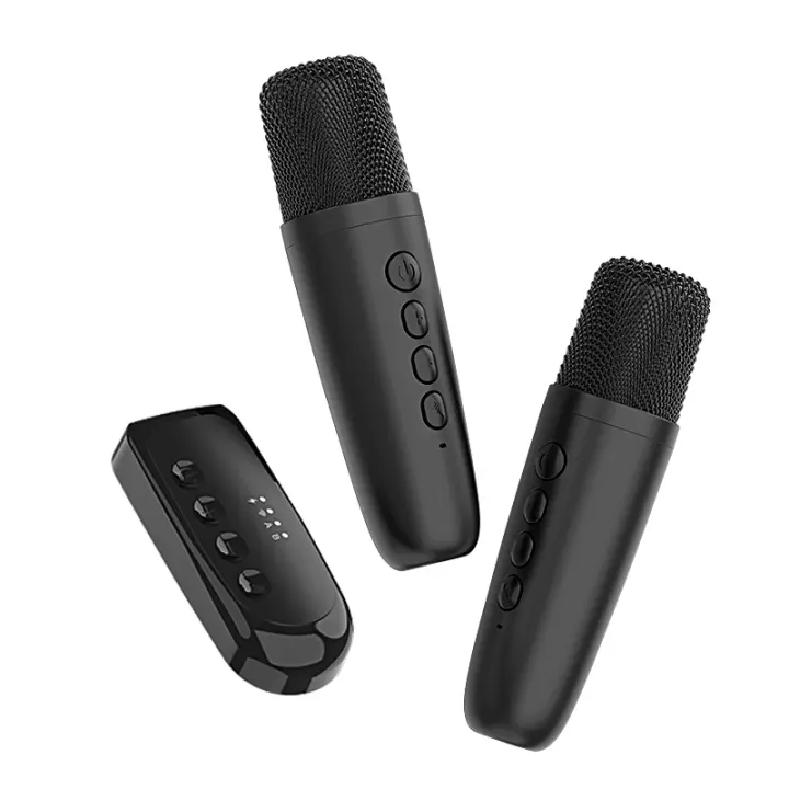 DS-K1 Karaoke Companion Bluetooth 5,3 Microfonos inalámstricos de bobina Móvil KTV DSP System mezclador 3,5 MM AUX Tipo-C Amplificador Host HIFI Estéreo enrollable para cable/Kit de coche/PC/TV/Proyector/teléfono - 1