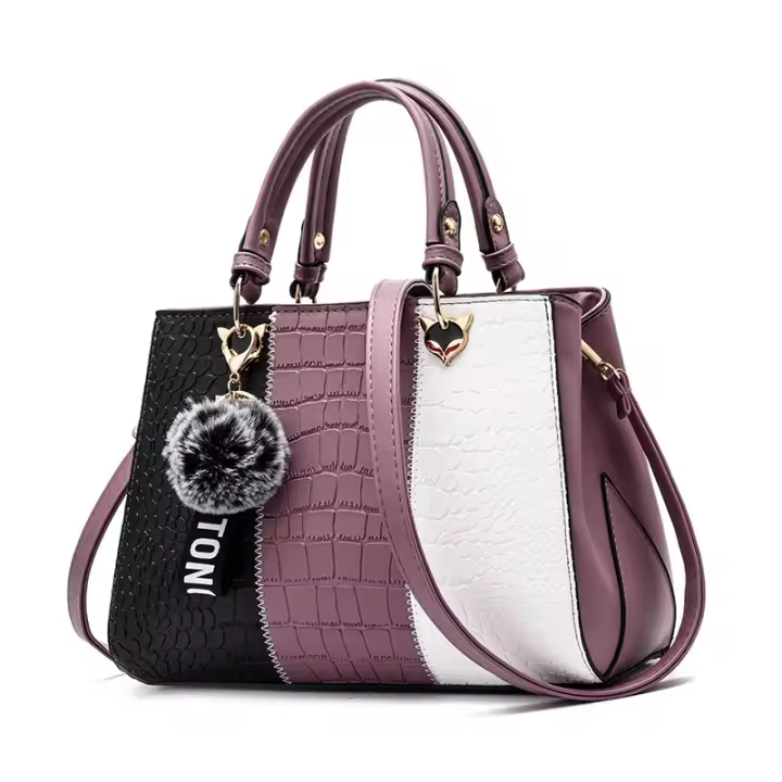 Bolso De Mano Para Mujer Con Ondas Bolso De Mensajero Elegante Para Mujer - 1