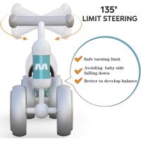 Bicicleta sin pedales para niños a partir de 1 año de equilibrio, juguetes para bebés de 1 año, bicicleta para bebés con 4 ruedas para bebés de 10 a 24 meses, primera bicicleta para niños y niñas como regalo - details 59