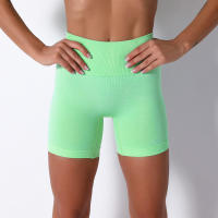 Nessaj pantalones cortos de yoga sin costuras, shorts de verano para gimnasio y fitness - details 1