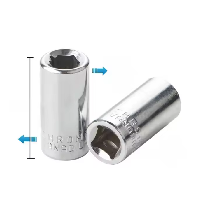 Adaptador De Destornillador De 4 Piezas 1/4 Pulgada Con Conector De 6.3mm Cuadrado a Rosca Hexagonal Adaptador De Bits De Destornillador - 1