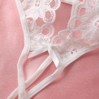 Conjunto de Ropa Interior Sexy sin Costuras Top de Crop Fitness Lencería Transparente para Mujeres - details 3