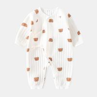 Romper de Bebé Recién Nacido de Algodón Puro 100% Suave con Dibujo de Oso de Dibujos Animados - details 3