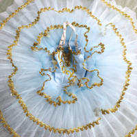 Leotardos de Ballet para mujer, falda de tutú de Ballet profesional, disfraces de actuación de grupo, 2023 - details 2