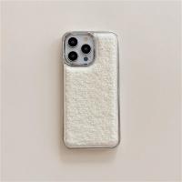 Funda protectora completa anticaída para teléfono iPhone, funda Simple de felpa de Color sólido adecuada para iPhone 14, 15, 13, 12 Pro Max, Otoño e Invierno - details 16