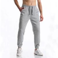 Grille Design tissu hommes pantalons de Sport décontractés pantalons de Sport de gimnasia para hombres survêfun pantalons de survênement entrenamiento Jogging pantalons longs - details 11