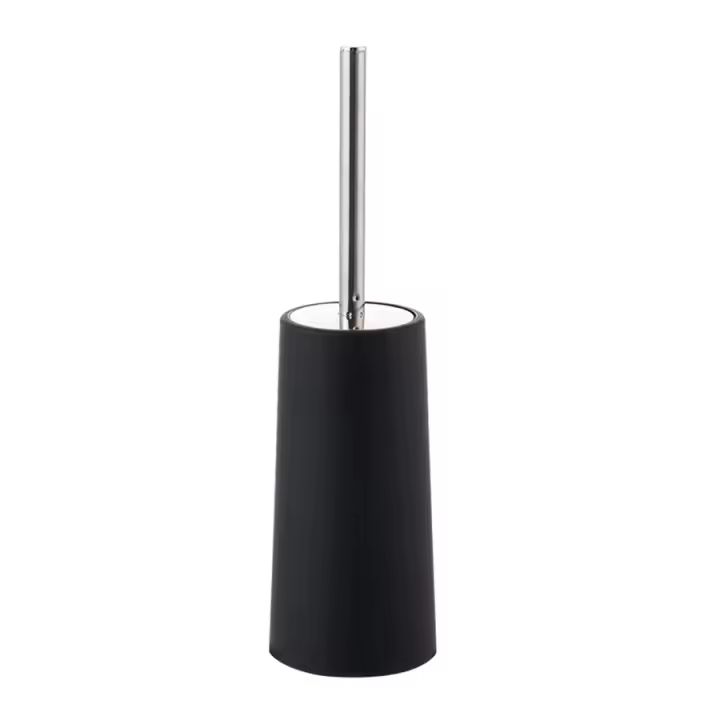Escobilla y soporte para inodoro, mango largo de acero inoxidable 304, ergonómico, elegante y duradero - 1