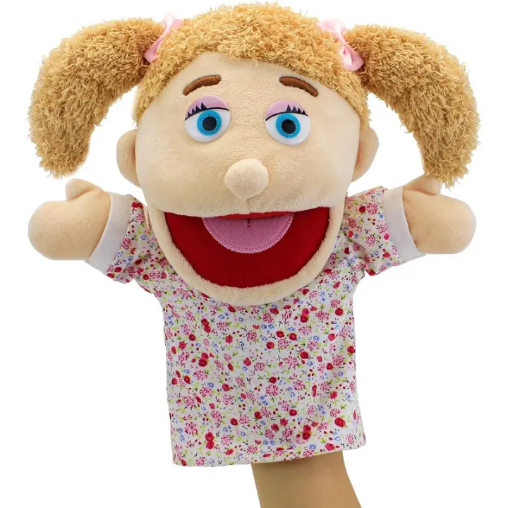 Marionetas de Mano Suaves y Templadas Juguetes de Cuentos para Niños y Niñas - 1